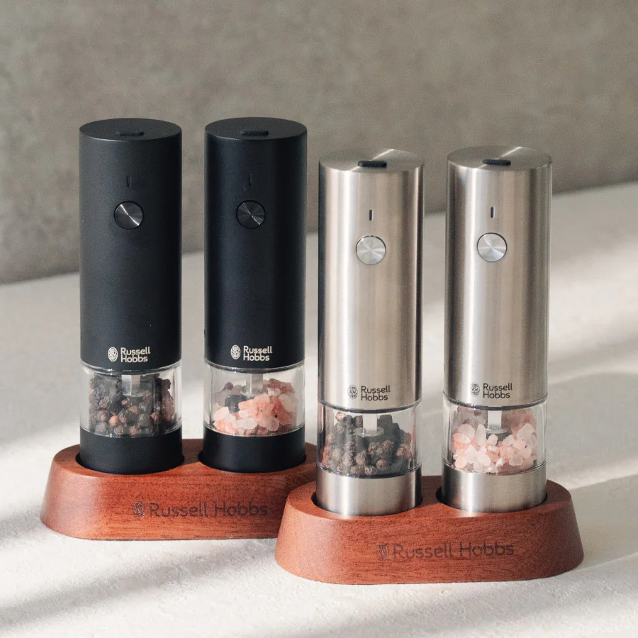 充電式 ミル ソルト＆ペッパー ミニ 2本セット　Russell Hobbs